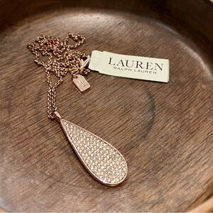 Lauren Ralph Lauren Rose Gold Pendant Necklace